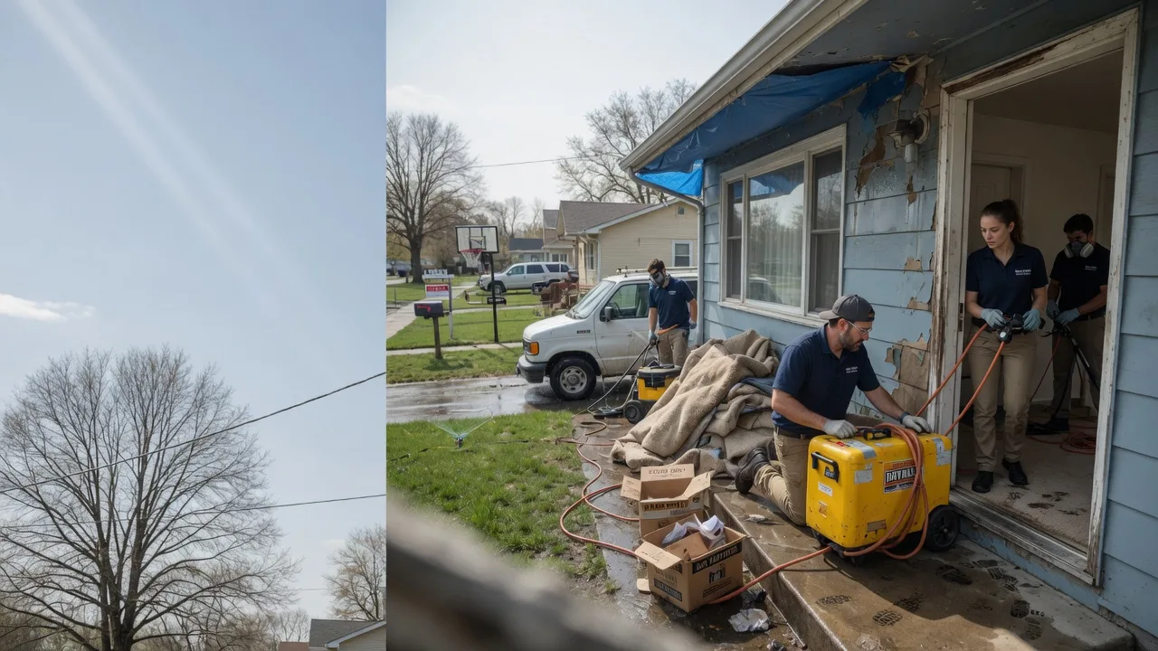 Basement Flood Cleanup in Hamburg, IL near me